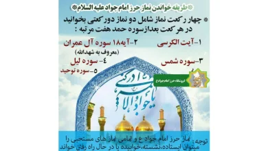 نماز حرز امام جواد برای کودکان